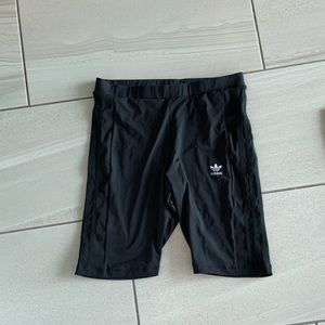 Adidas black biker shorts
